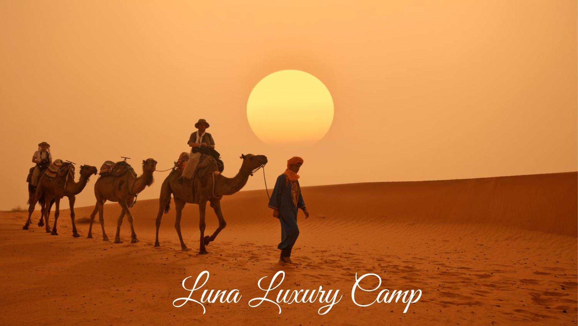 Luna Luxury Camp Otel Merzouga Dış mekan fotoğraf